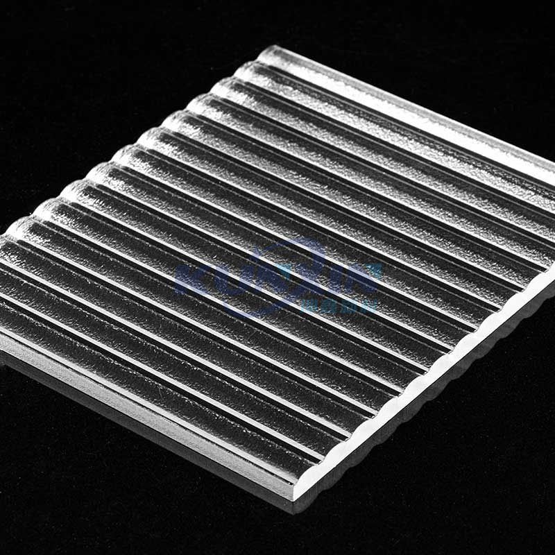 Customized Clear Striped Acrylic Sheet for Decorative Storage Box-WallisPlastic