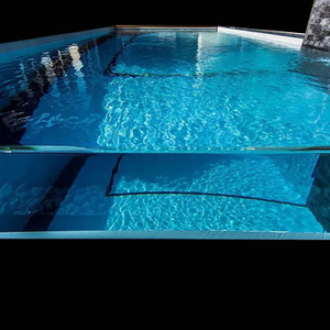 High Quality Ultra Transparent Acrylic Bendable Swim Pool Baffle-WallisPlastic