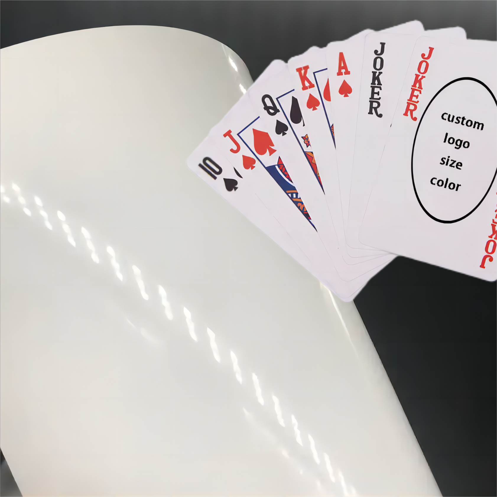 High Opaque Casino Grade PVC Sheet for Poker Playing Card-WallisPlastic