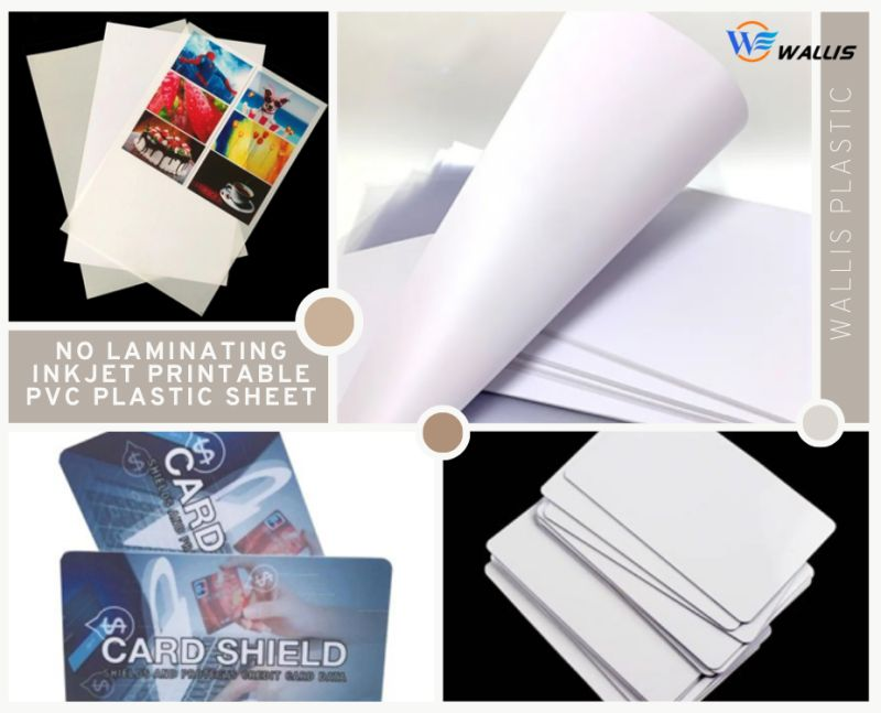 Inkjet-udskrivning uden laminering ved at lave forskellige kort