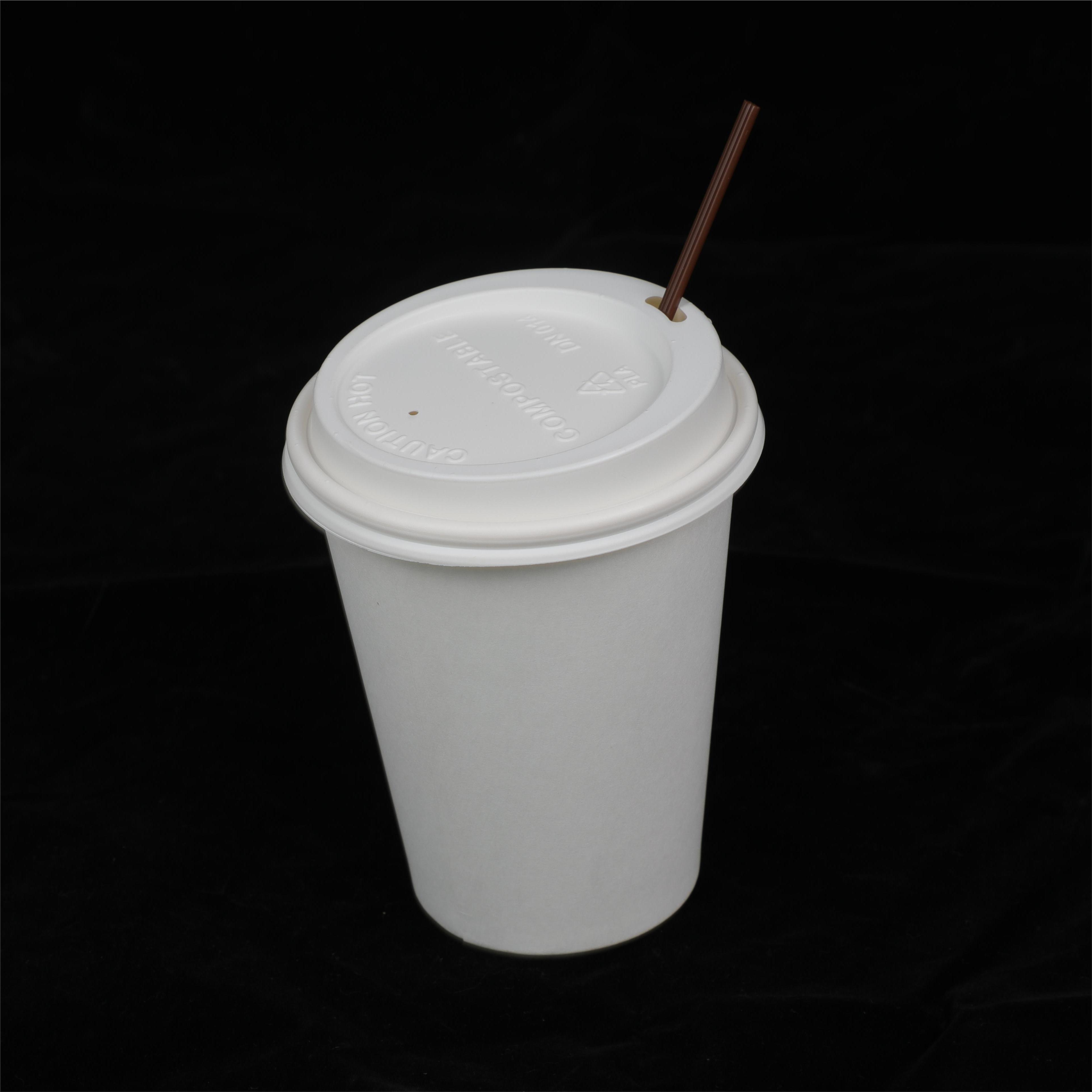 Verschidde Faarwen Gr&eacute;issten Degradable PLA Kaffisd&euml;sch Lids-wallis