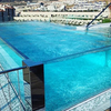 Qualit&eacute; Ultra Transparent Acrylique Doble Piscine Deflecteur-WallisPlastic