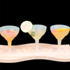 Material biodegradable per a casaments per a festes PLA Copa de xampany-wallis