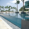 Qualit&eacute; Ultra Transparent Acrylique Doble Piscine Deflecteur-WallisPlastic