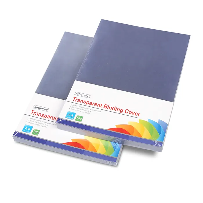 High Quality A3 A4 Clear Colored PVC Binding Covers-WallisPlastic
