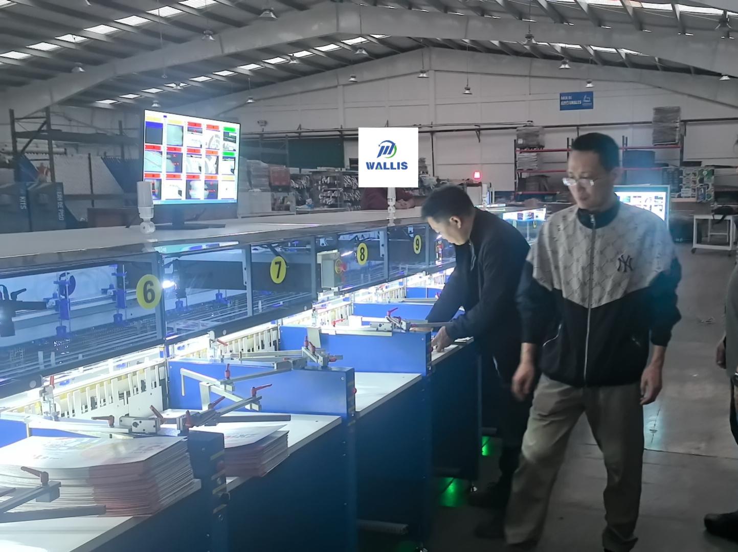 Suma Instalaci&oacute;n de M&aacute;quina Autom&aacute;tica de Collador Horizontal de Alta Velocidad ukaxa Cliente Ultramar ukataki