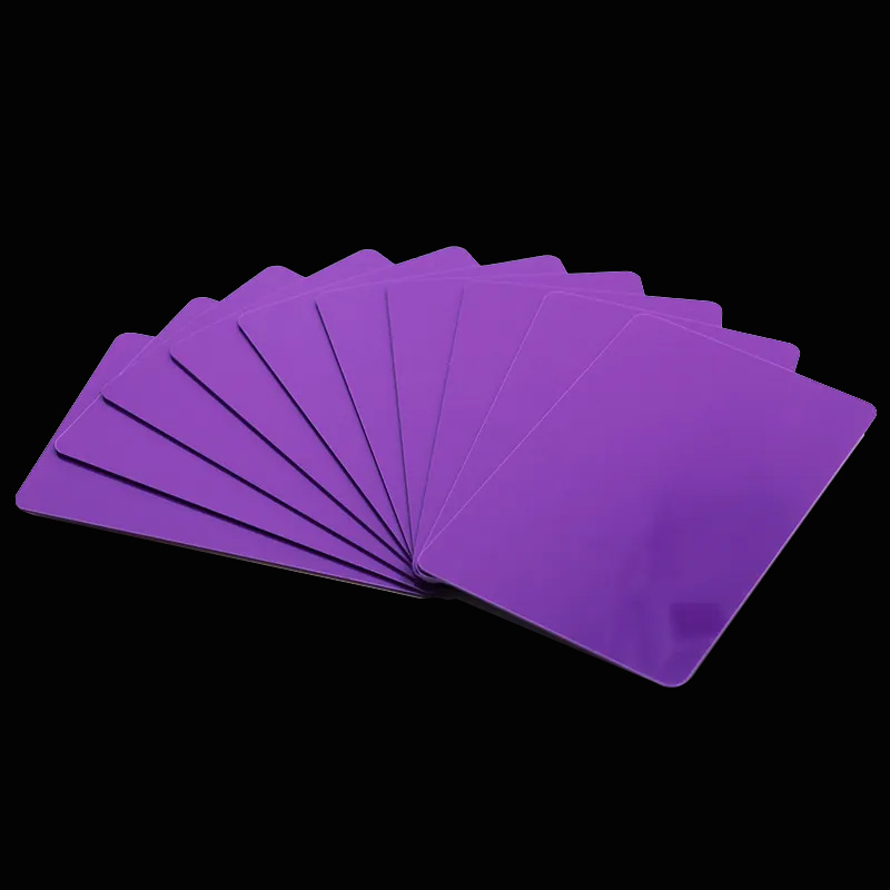 Krāsu PVC loksne ar baltu pārklājumu bankas kartes izgatavošanai