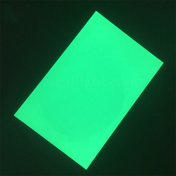 3mm s&eacute;rsni&eth;in &thorn;ykkt Gr&aelig;nn Noctilucence Acrylic Sheet-WallisPlastic