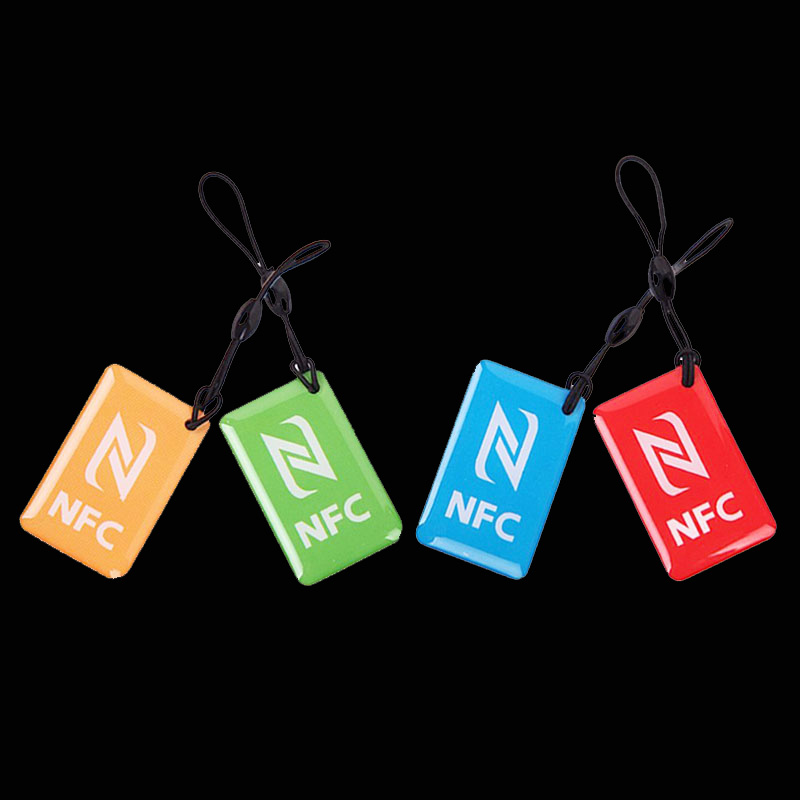 &Eacute;tiquettes &eacute;poxy NFC de porte-cl&eacute;s &eacute;poxy RFID &eacute;tanches de haute qualit&eacute; personnalis&eacute;es