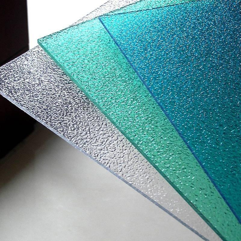 Foaie solidă din policarbonat cu textura diamant &icirc;n relief