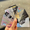 บัตร PVC PET ใสคุณภาพดีที่สุดพร้อมโลโก้ที่กำหนดเอง