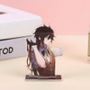Hot adwumayɛbea tẽẽ transparent acrylic gyina card game anime desktop agude nsoromma humanoid gyina card