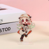 Hot adwumayɛbea tẽẽ transparent acrylic gyina card game anime desktop agude nsoromma humanoid gyina card