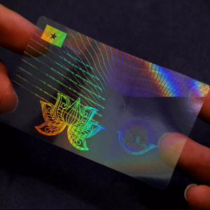 카드 제작을위한 다른 스타일의 안티 페이크 3D 홀로그램 로고