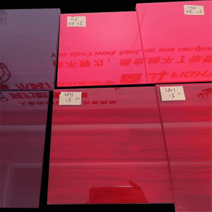 Հարմարեցված Հաստության Տարբեր Կարմիր Ակրիլ 100% Մաքուր Հում Ակրիլ