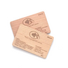 Hot Sale NFC Bamboo Card NTAG 216 Smart RFID Wood Card-WallisPlastic