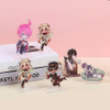Hot adwumayɛbea tẽẽ transparent acrylic gyina card game anime desktop agude nsoromma humanoid gyina card