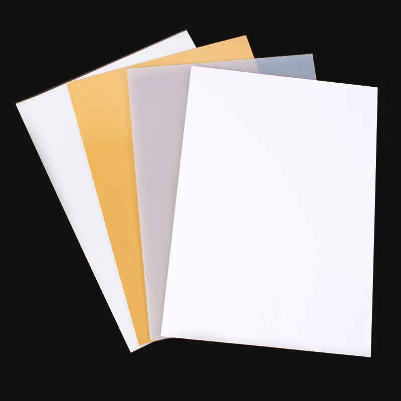 A&ccedil;-a&ccedil;an / tapawutly reňkler Inkjet &Ccedil;ap edilip bilin&yacute;&auml;n PVC sahypasy -WallisPlastik