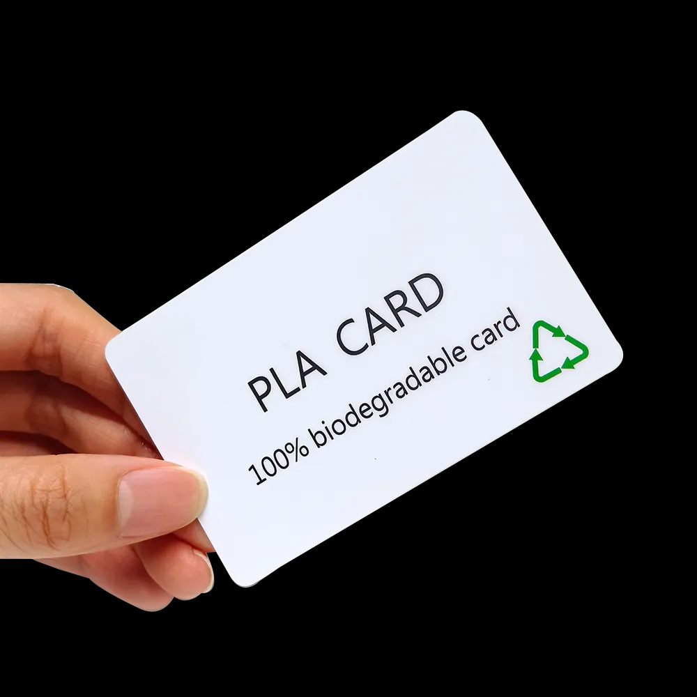 بطاقة RFID PLA قابلة للتحلل البيولوجي بنسبة 100% وصديقة للبيئة ألواح PLA لصنع البطاقة