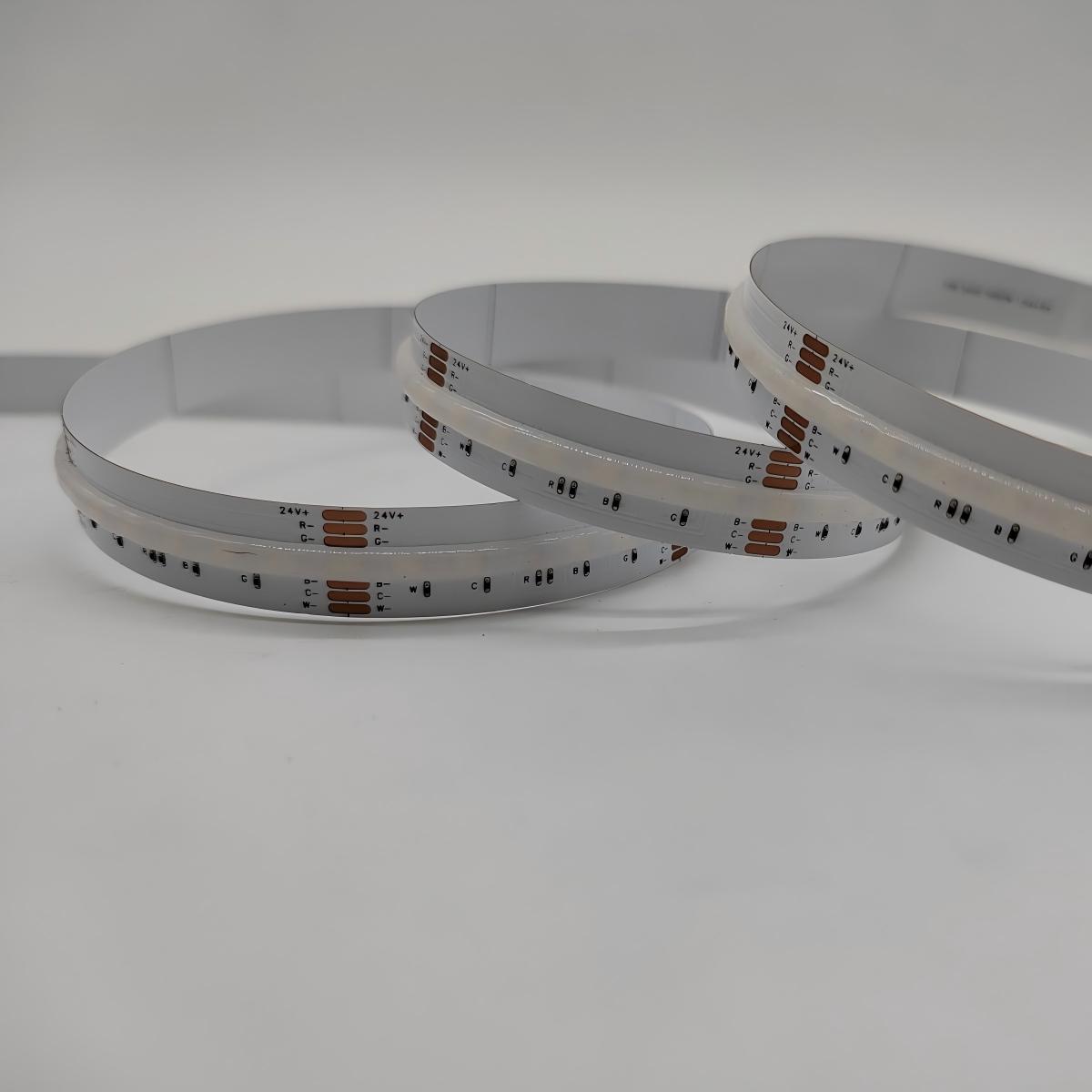Жогорку люмендүү COB LED тилке жарык RGBWW толук түстүү 