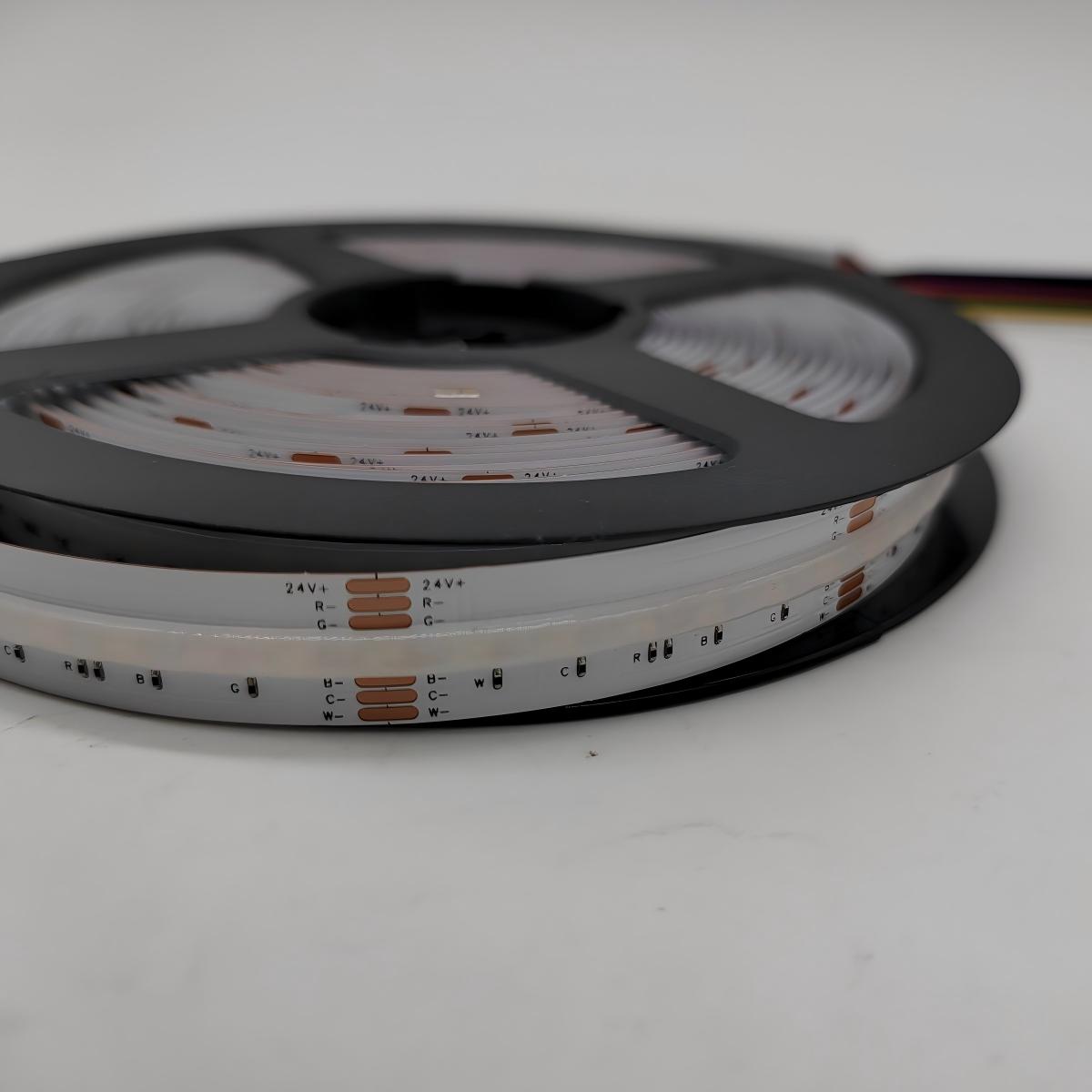 Жогорку люмендүү COB LED тилке жарык RGBWW толук түстүү 